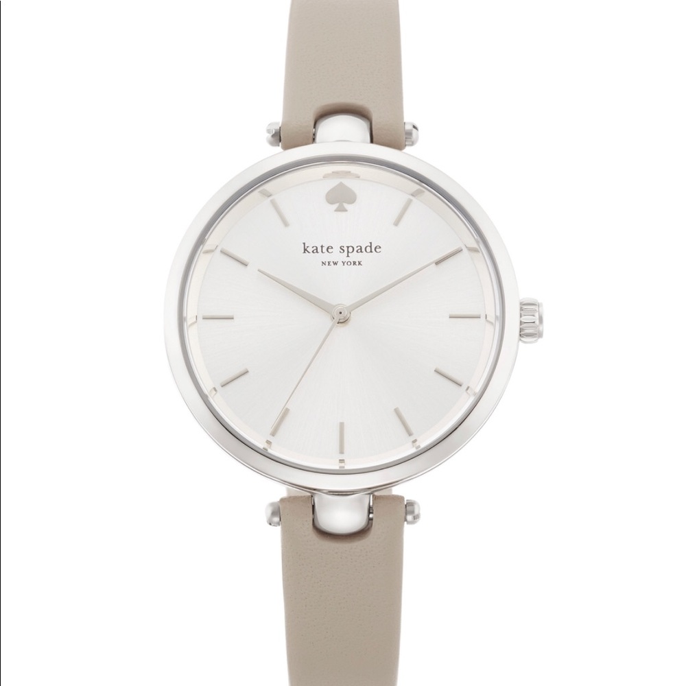 Kate Spade Holland Skinny Strap Leather Watch with Box